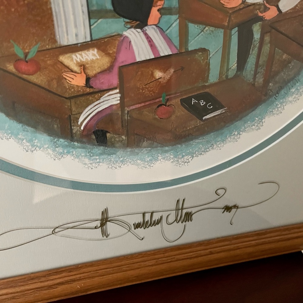 P. Buckley Moss Signed and Numbered Framed Lithograph - Picture 6 of 10